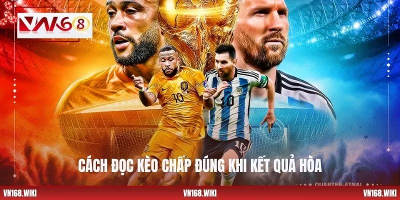 Cách đọc kèo chấp đúng khi kết quả hòa